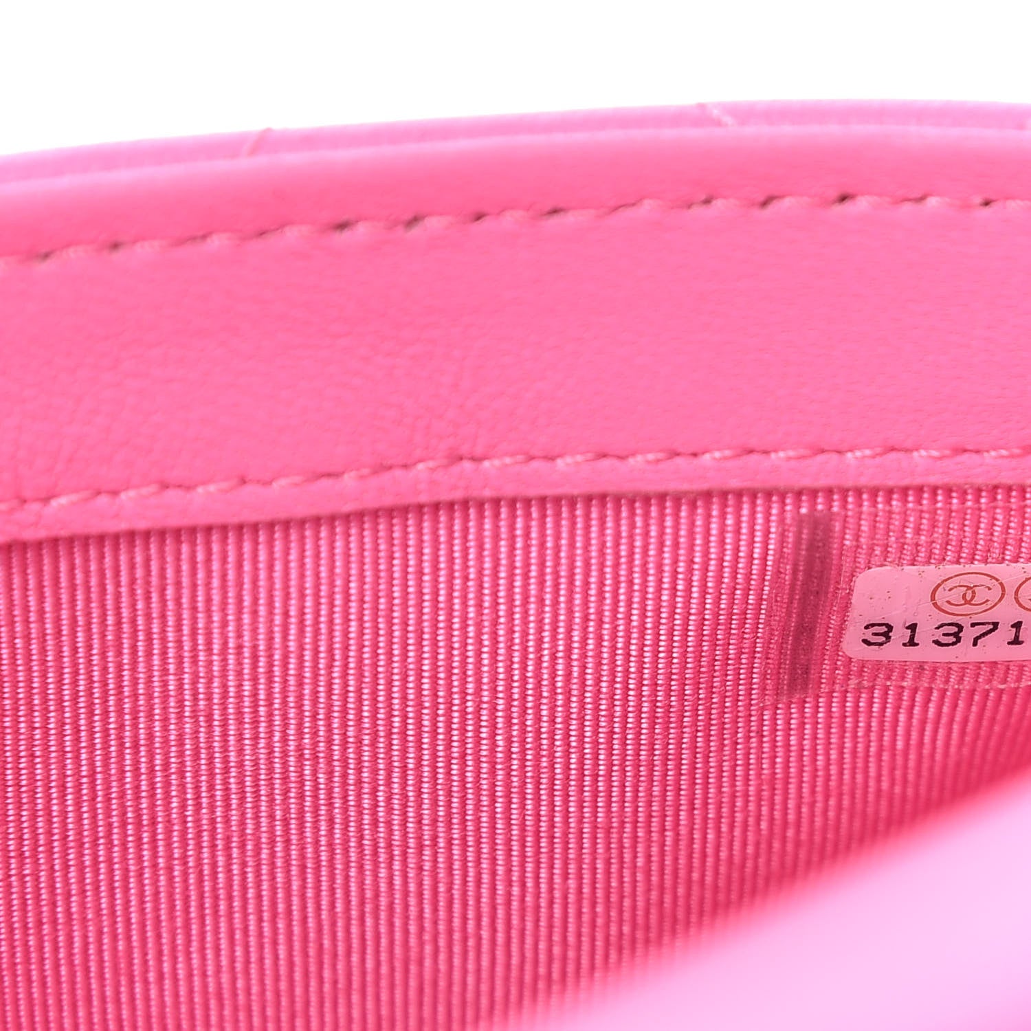 Chanel Lambskin Quilted Flap Phone Holder With Chain Neon Pink 10 of 12