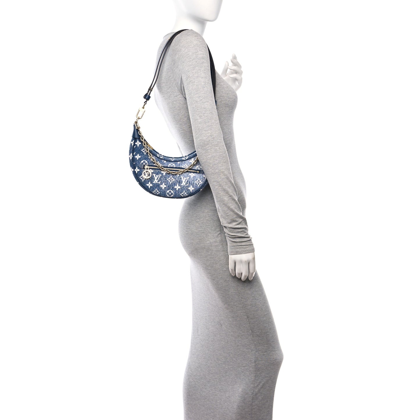 Monogram Jacquard Denim Loop Bleu