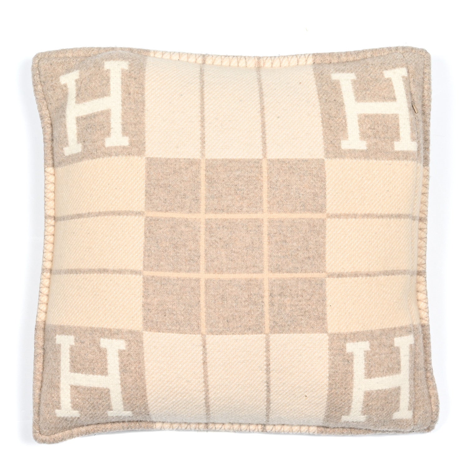 Hermes Wool Cashmere Avalon III Pillow PM Coco Camomille 2 of 4