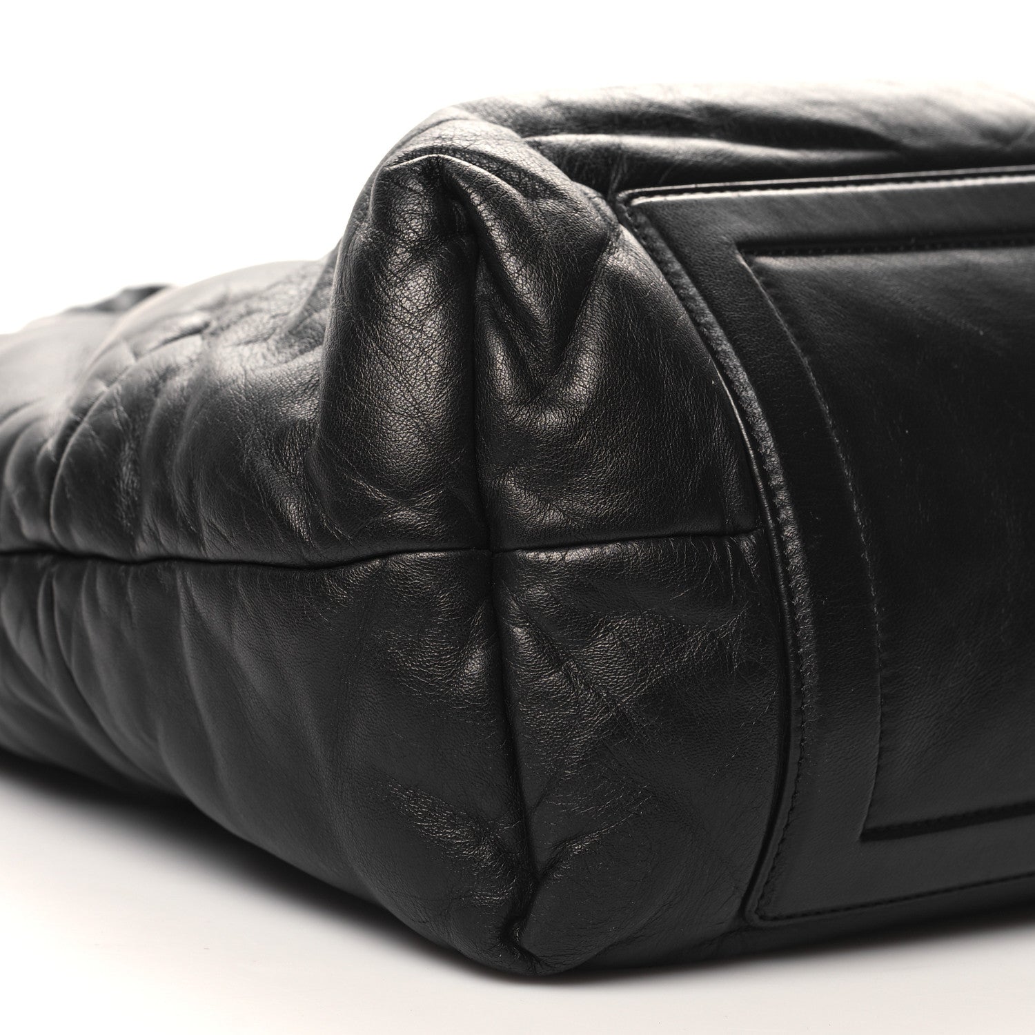 Chanel Lambskin COCO Cocoon Medium Zipped Tote Black 9 of 10