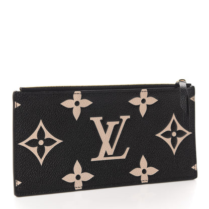 Louis Vuitton Empreinte Monogram Giant Crafty Pochette Felicie Zippered Insert Black 3 of 6