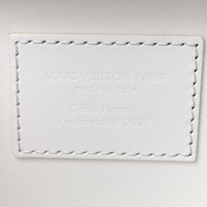 Louis Vuitton Calfskin LV Ornament Soft Trunk Optic White 6 of 9
