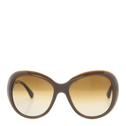 Chanel Acetate Butterfly Winter Pearl Sunglasses 5302-H-A Brown 2 of 7