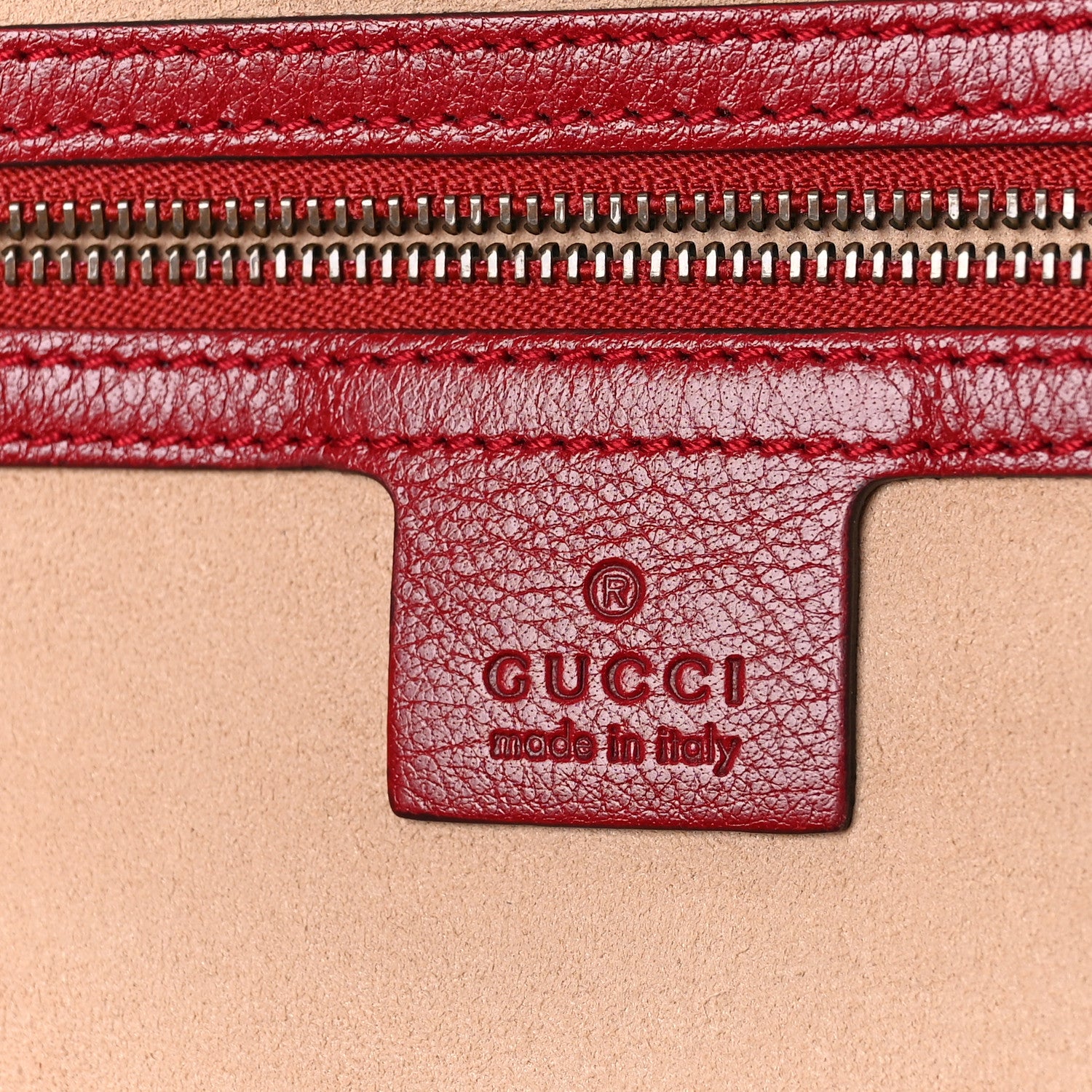 Gucci Calfskin Large Re(Belle) Top Handle Bag Red 6 of 9