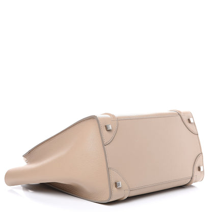 Celine Goatskin Mini Luggage Sand 3 of 19