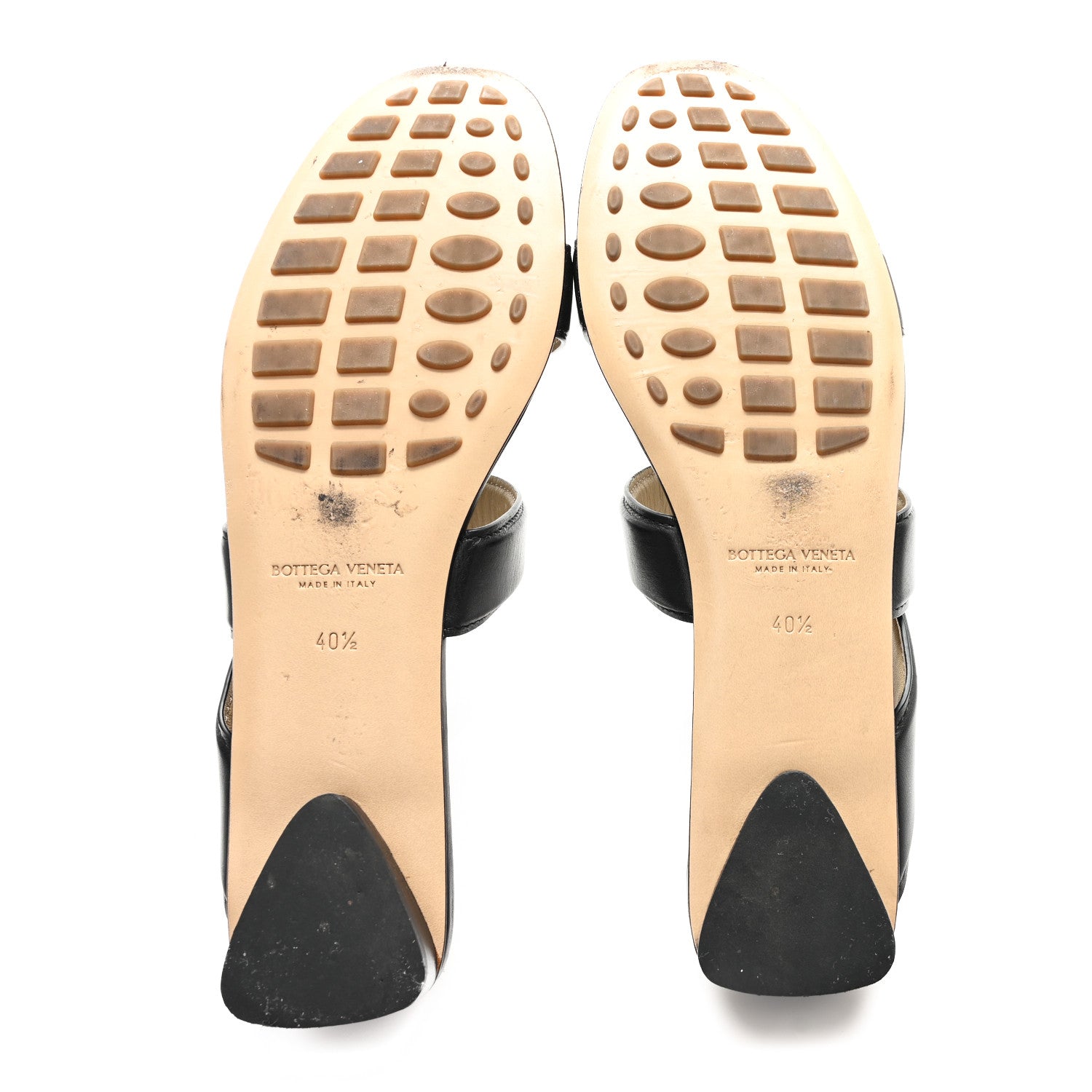 Bottega Veneta Calfskin The Band Flat Sandals 40.5 Black 6 of 10
