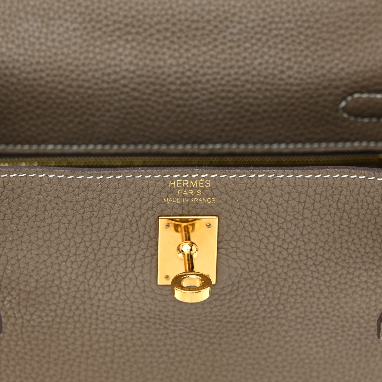 Hermes Togo Kelly Retourne 25 Etoupe 6 of 14