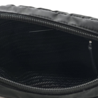 Prada Tessuto Nylon Wristlet Pouch Black 5 of 6
