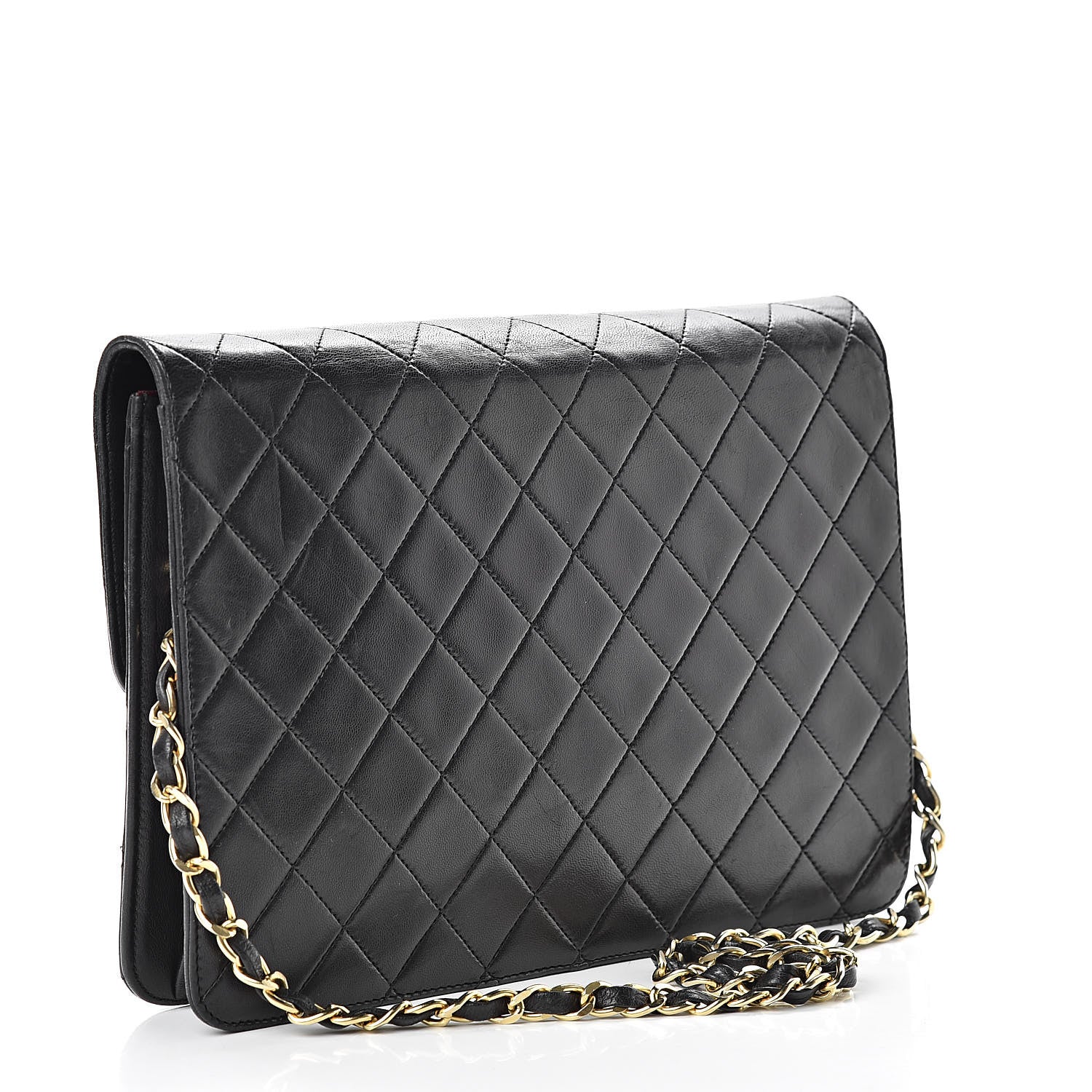 Chanel Lambskin Quilted Medium Single Flap Black 3 of 19