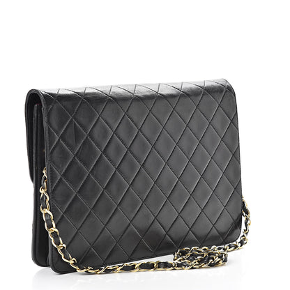 Chanel Lambskin Quilted Medium Single Flap Black 3 of 19