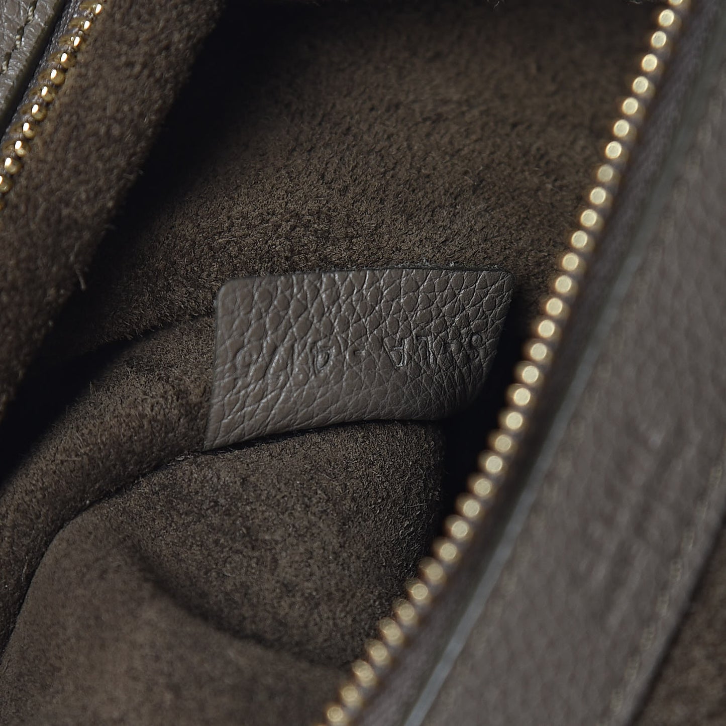 Soft Grained Calfskin Small Belt Cabas Phantom Taupe