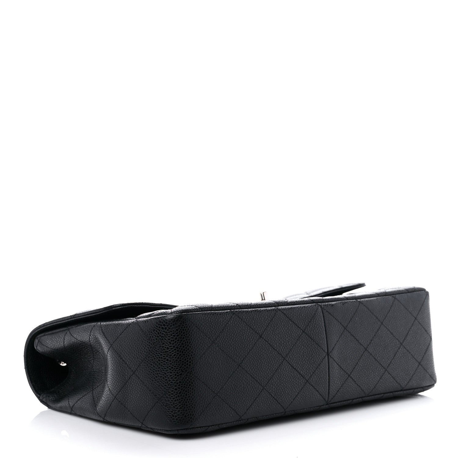 Chanel Caviar Quilted Jumbo Single Flap Black 4 of 14