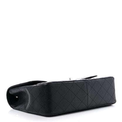 Chanel Caviar Quilted Jumbo Single Flap Black 4 of 14