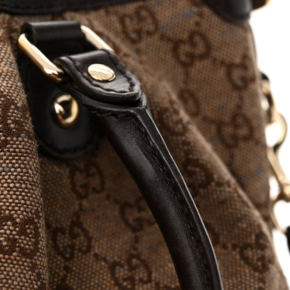 Gucci Monogram Medium Sukey Top Handle Dark Brown 28 of 28