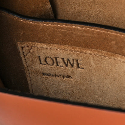 Loewe Calfskin Crochet Trim Small Gate Crossbody Bag Tan 6 of 10