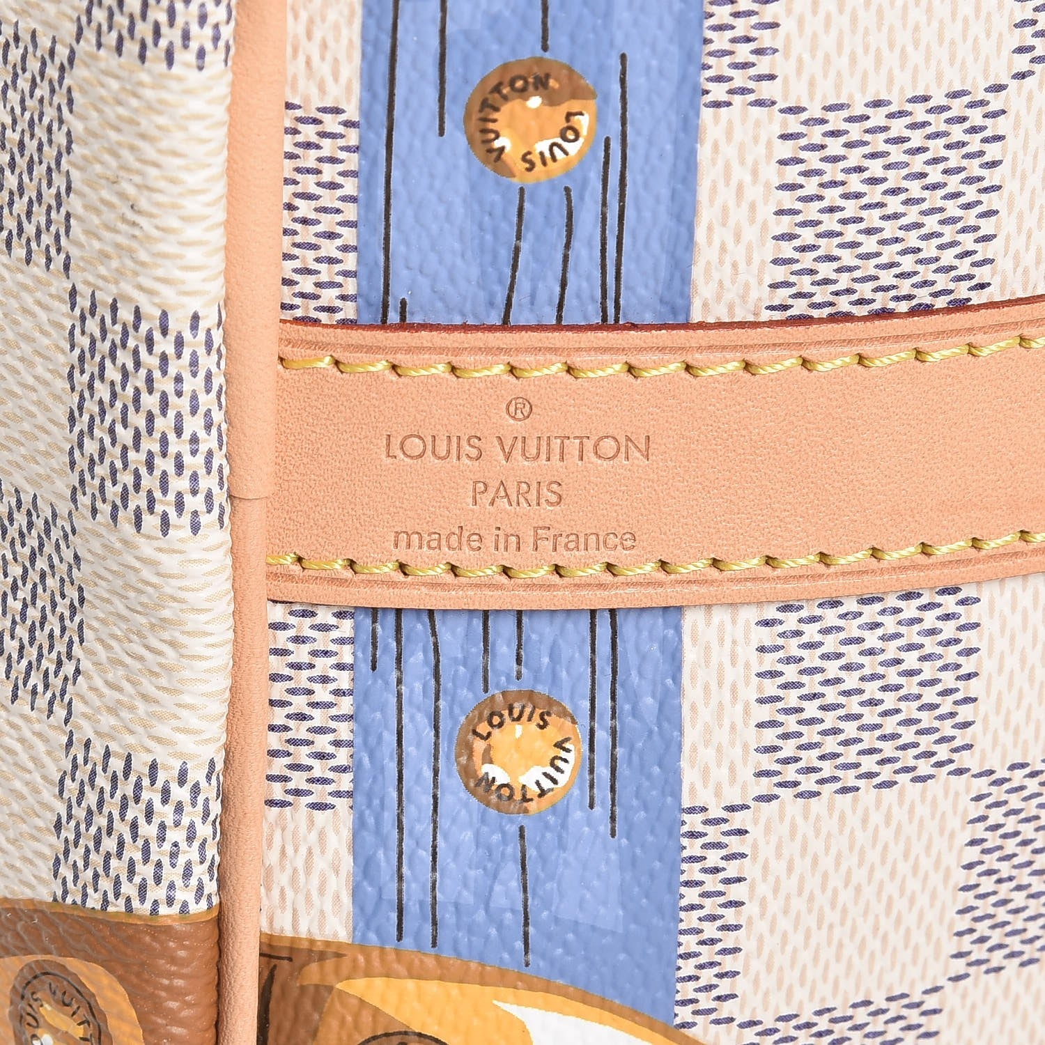 Louis Vuitton Damier Azur Summer Trunks Speedy Bandouliere 30 7 of 9