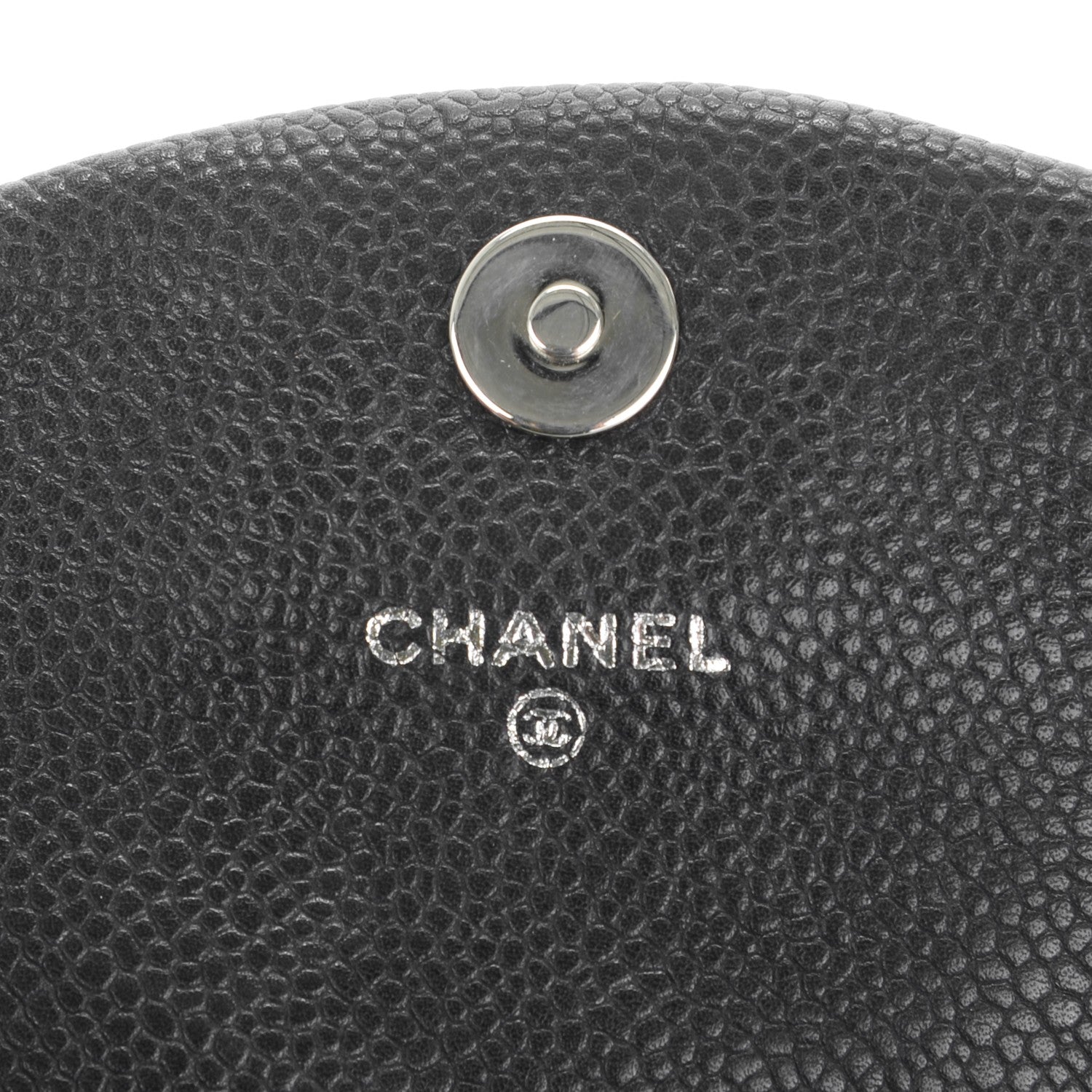 Chanel Caviar Half Moon Wallet On Chain WOC Black 6 of 8