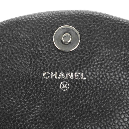 Chanel Caviar Half Moon Wallet On Chain WOC Black 6 of 8