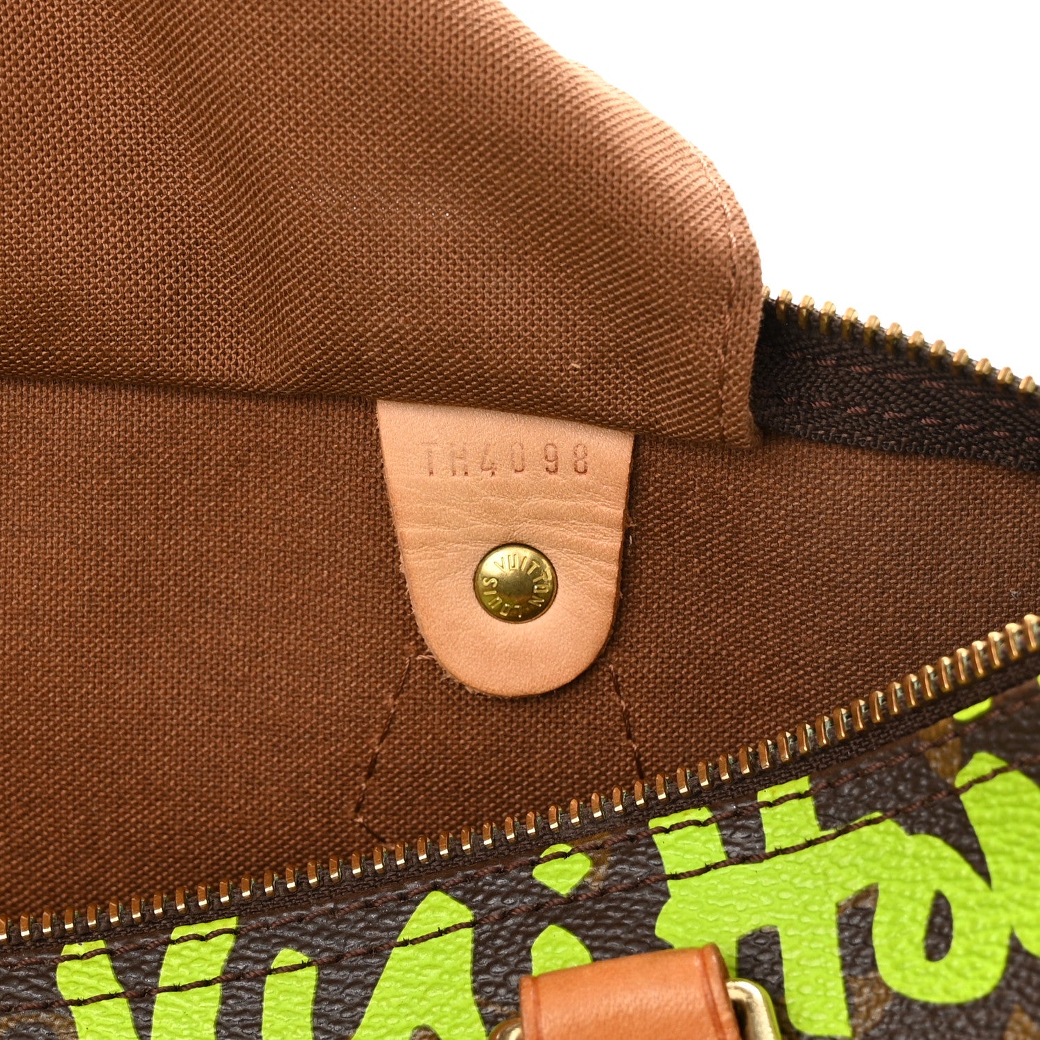 Louis Vuitton Monogram Graffiti Speedy 30 Green 7 of 11