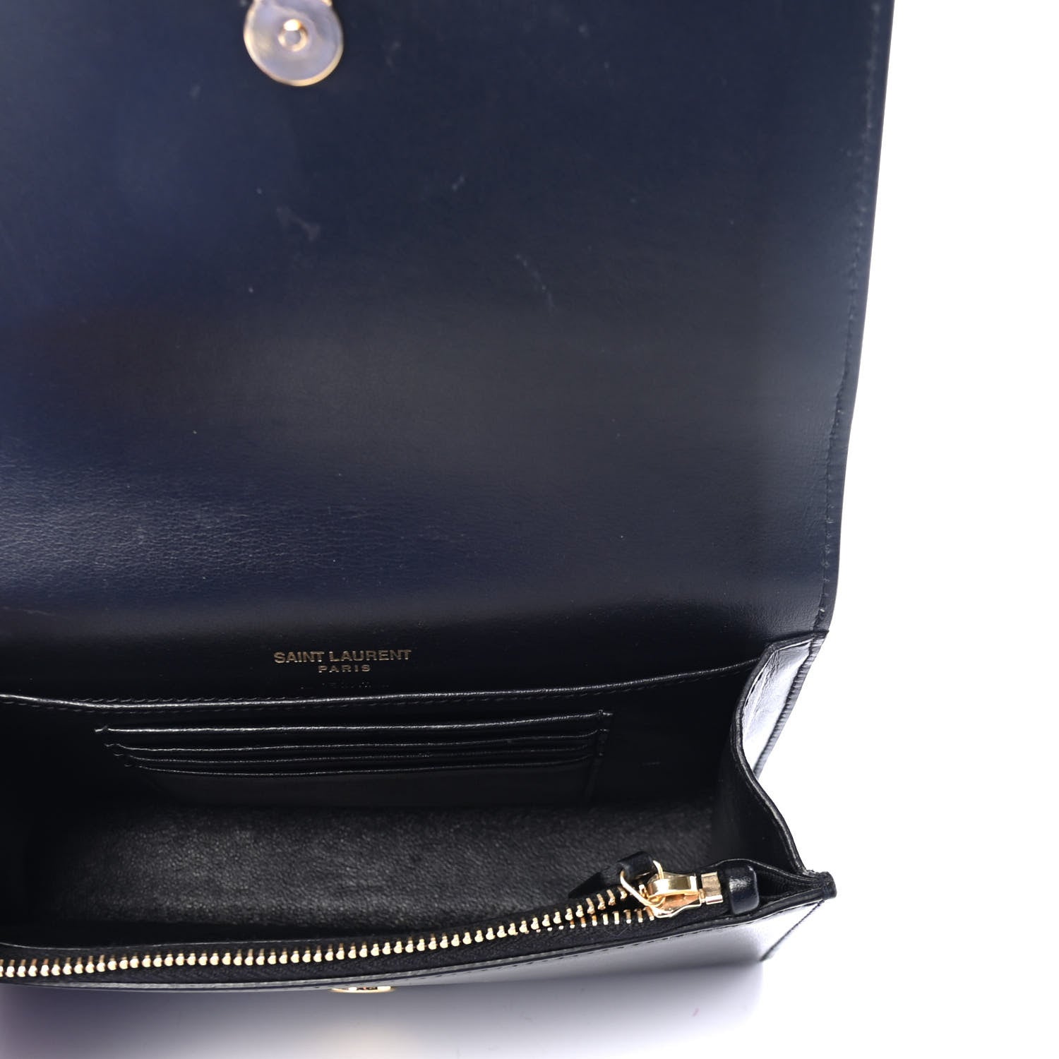 Saint Laurent Smooth Calfskin Monogram Kate Belt Bag Black 4 of 4