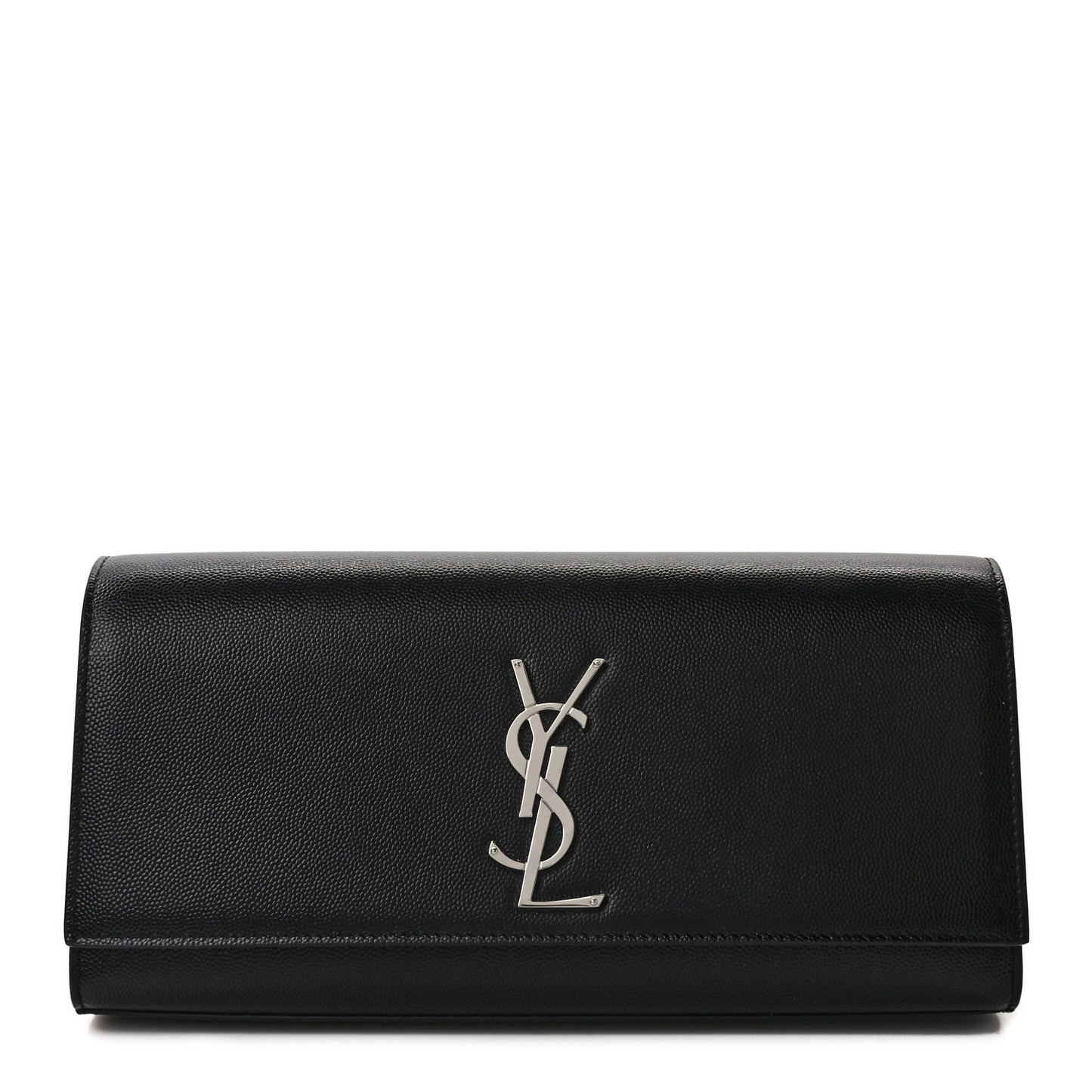 Grain De Poudre Monogram Cassandre Clutch Black