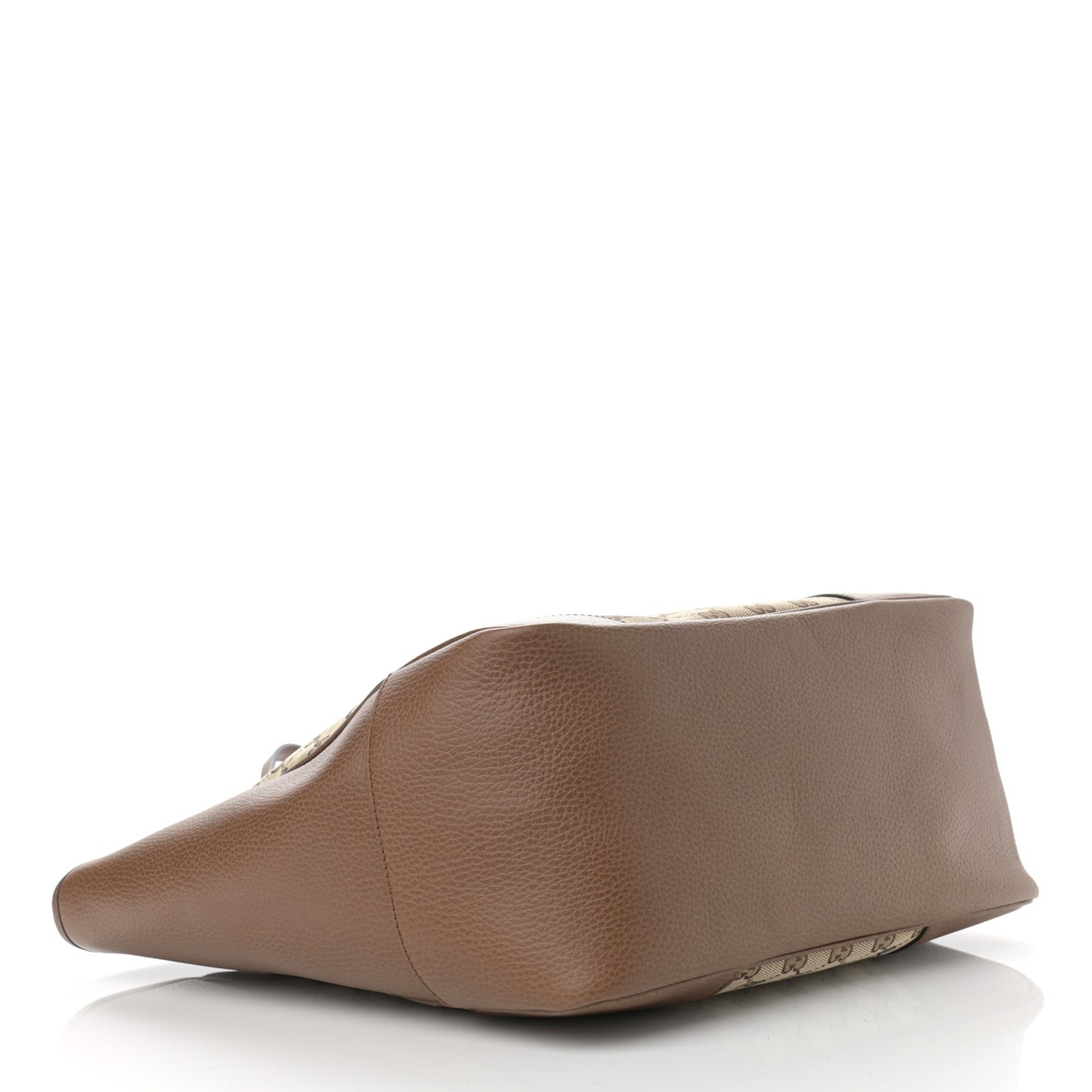 Monogram Medium Bree Zippered Tote Beige Tabacco