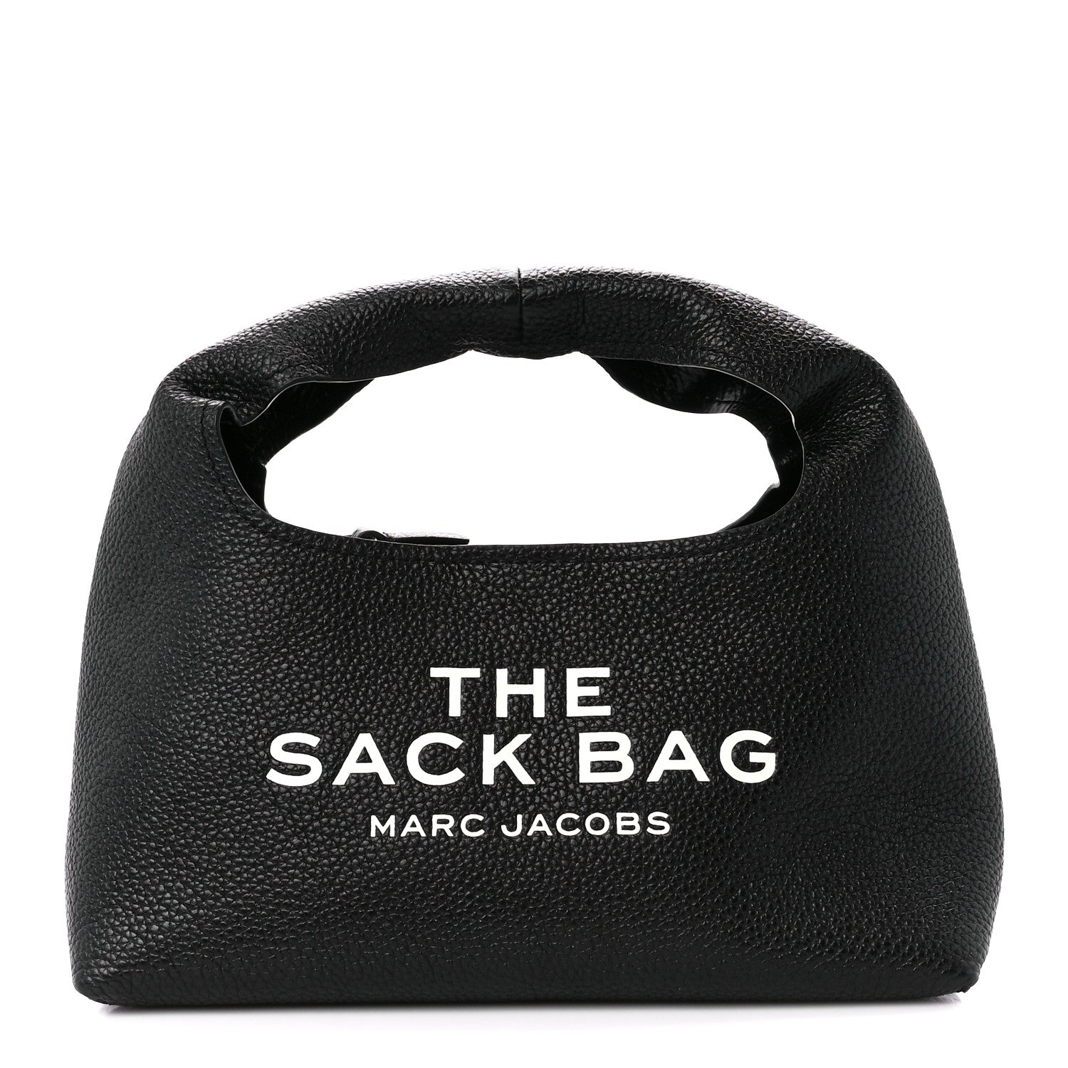 Marc Jacobs Grained Calfskin Mini The Sack Bag Black 1 of 11