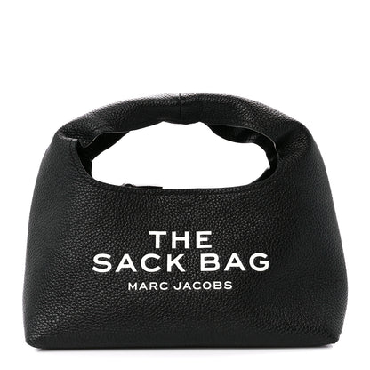 Marc Jacobs Grained Calfskin Mini The Sack Bag Black 1 of 11