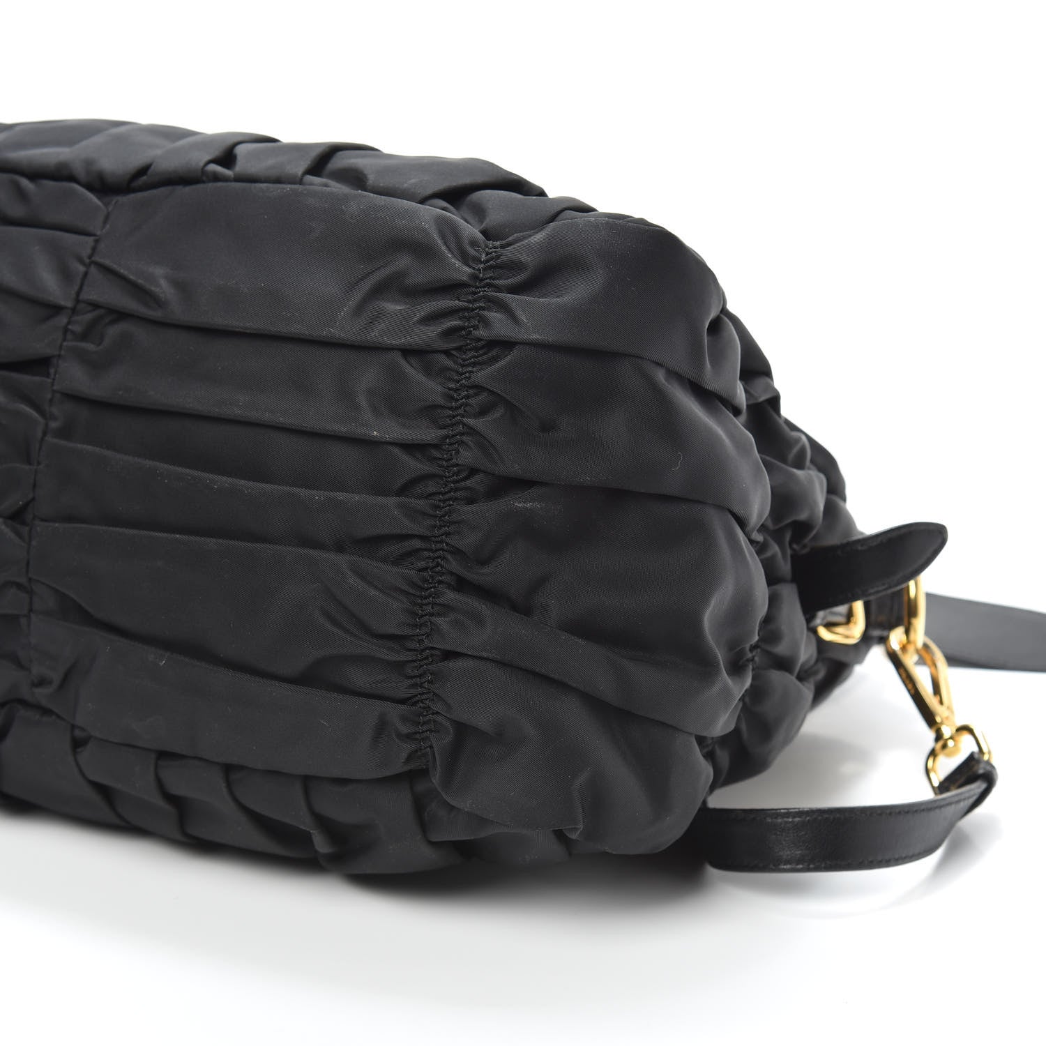 Prada Tessuto Nylon Gaufre Tote Black 9 of 9