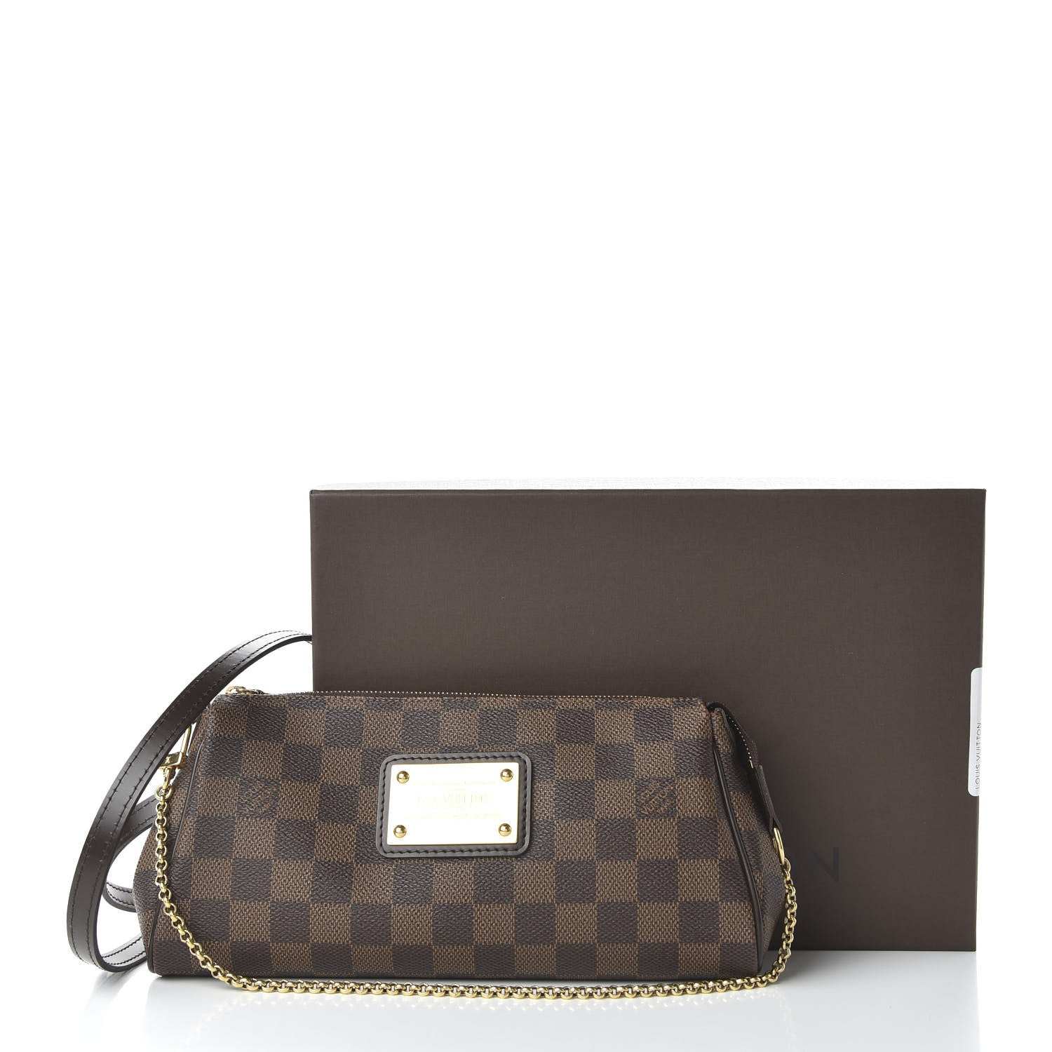 Louis Vuitton Damier Ebene Eva Clutch 11 of 11