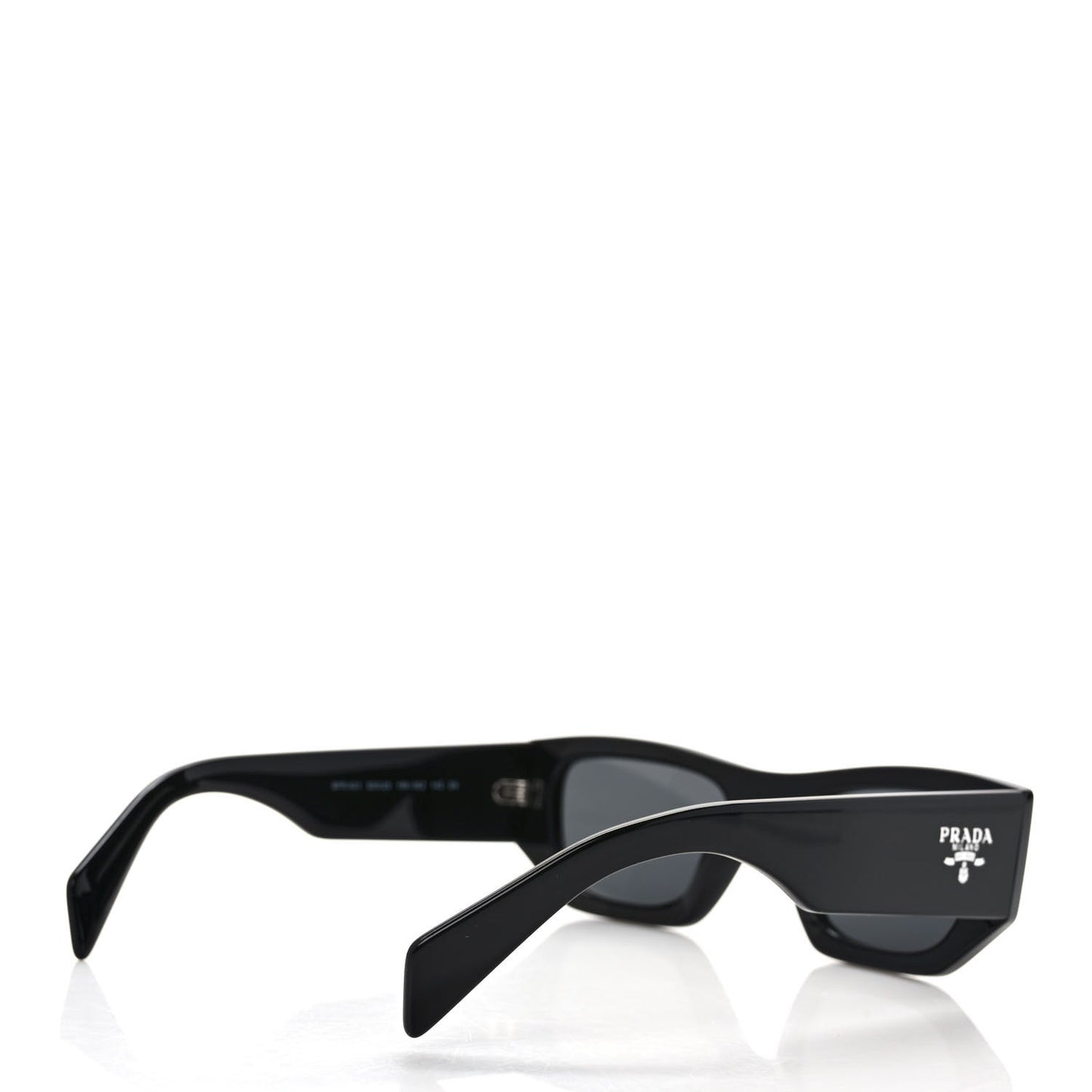 Acetate Pillow Sunglasses SPR A01 Black