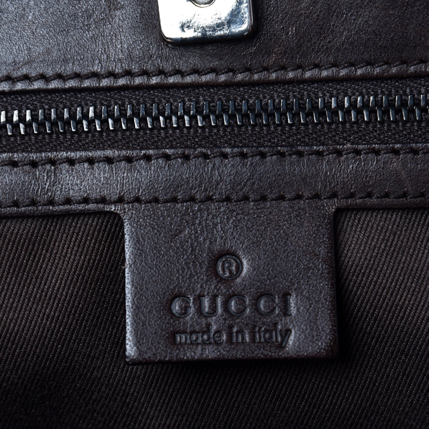 Gucci Monogram Bucket Bag Brown 8 of 15