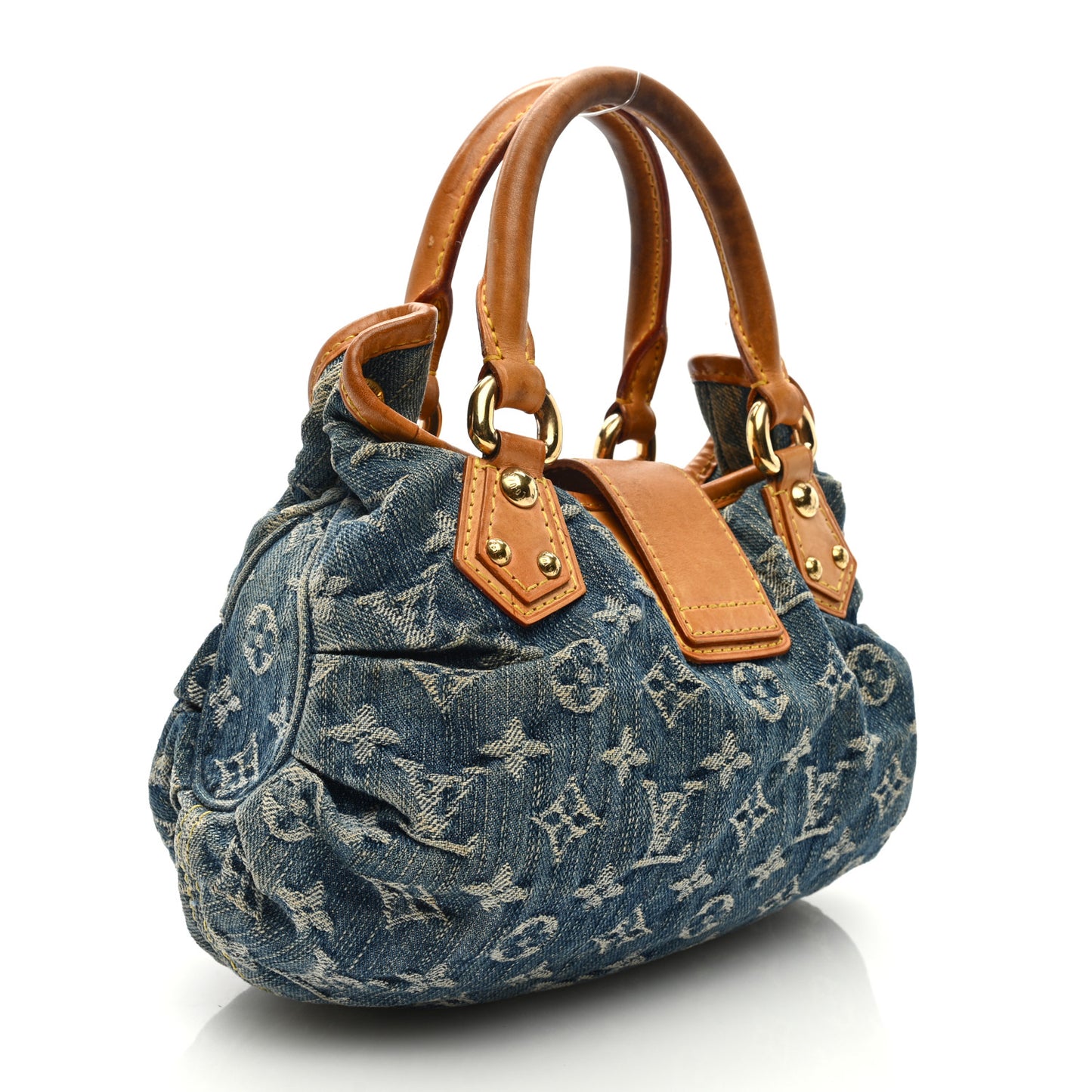 LOUIS VUITTON Monogram Denim Pleaty Blue
