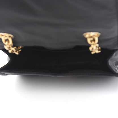 Prada Nylon Tessuto Chain Shoulder Bag Black 6 of 10