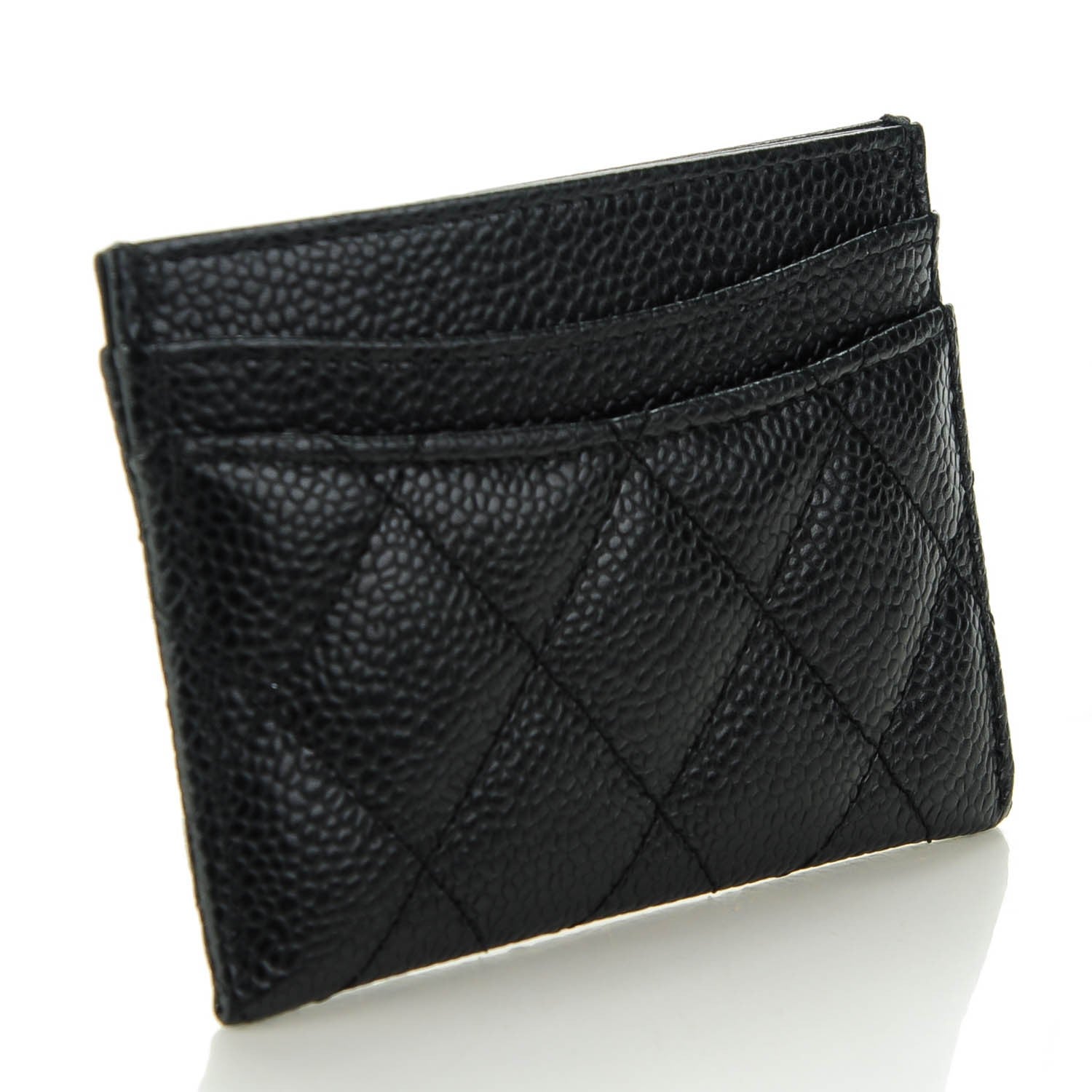 Chanel Caviar Quilted Card Holder Black 3 of 8