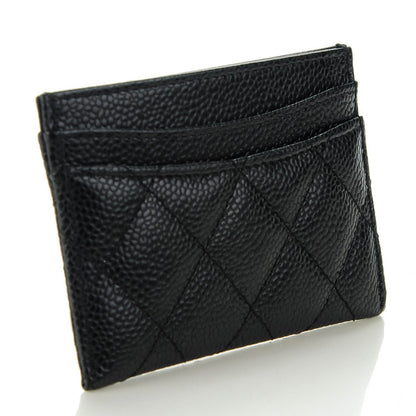 Chanel Caviar Quilted Card Holder Black 3 of 8