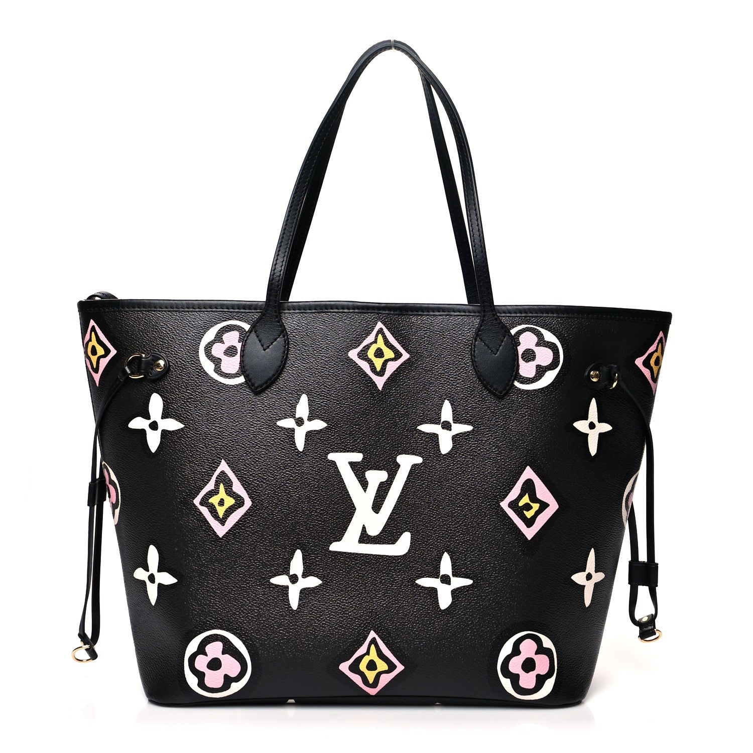 Louis Vuitton Monogram Giant Wild At Heart Neverfull MM Black 3 of 11