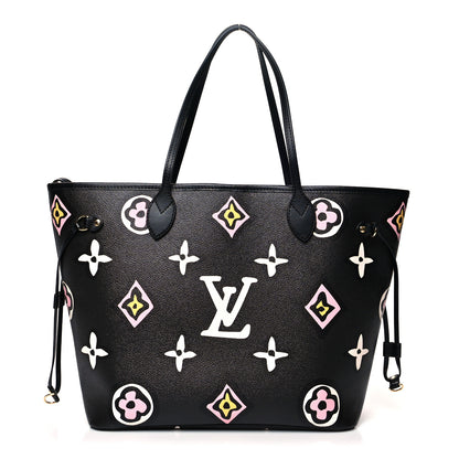 Louis Vuitton Monogram Giant Wild At Heart Neverfull MM Black 3 of 11