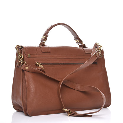 Proenza Schouler Lambskin Medium PS1 Satchel Saddle 4 of 9