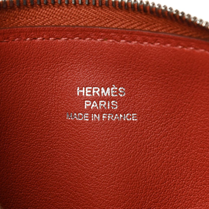 Hermes Swift Couverture Nouvelle Carre Pocket Pouch Gold Ambre 6 of 7
