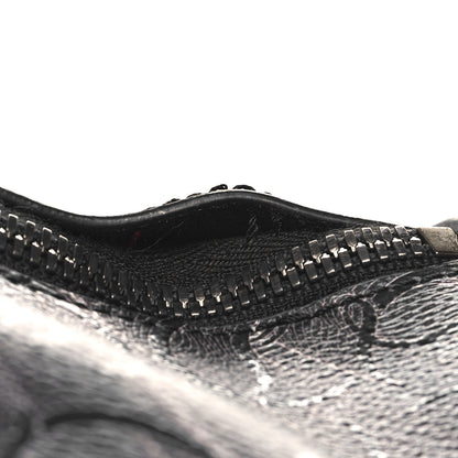 Christian Louboutin Toile Monogram Calfskin Printed Spikes Sneakender Duffle Black 14 of 14