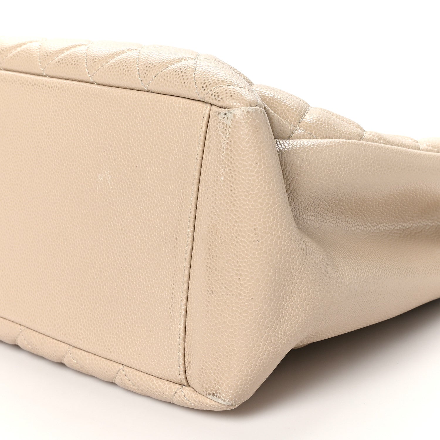 Chanel Caviar Quilted Grand Shopping Tote GST Beige Clair 11 of 13