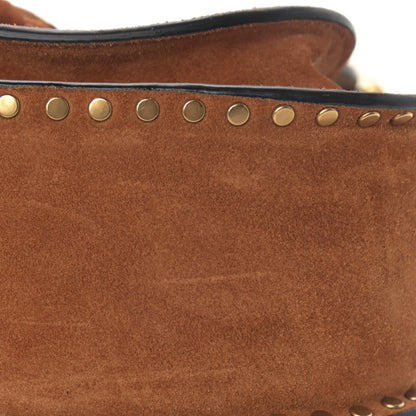 Chloe Suede Calfskin Braided Mini Hudson Shoulder Bag Caramel 10 of 10