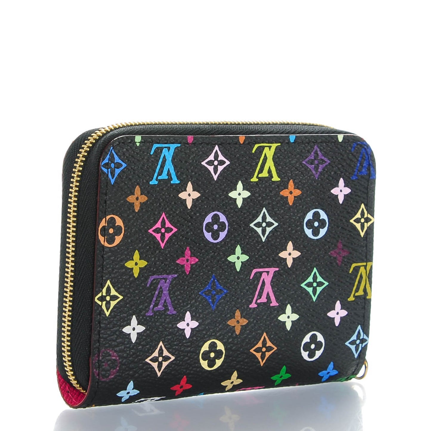 Monogram Multicolor Zippy Coin Purse Black Grenade