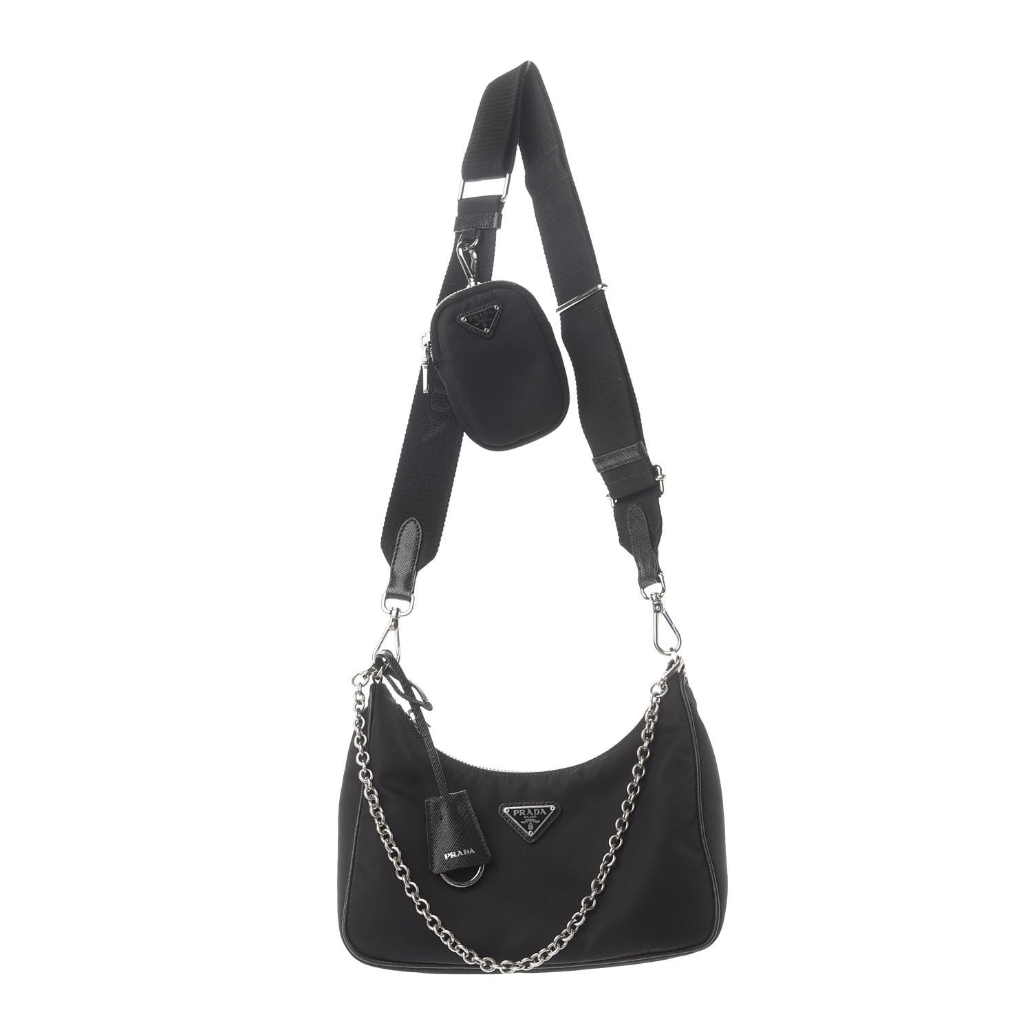 Prada Nylon Re-Edition 2005 Shoulder Bag Black 1 of 10