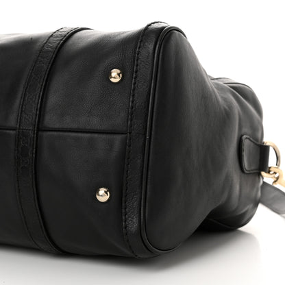 Gucci Calfskin Microguccissima Trim Medium Boston Black 10 of 16