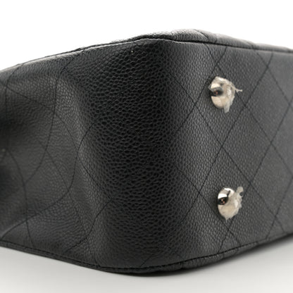 Chanel Caviar Quilted Flap Tote Black 9 of 10