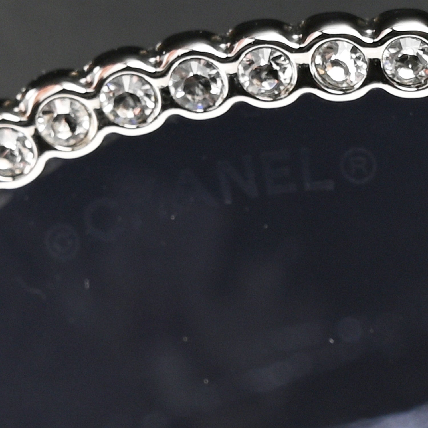 Chanel Crystal Aviator Sunglasses 4121-B Silver 7 of 8
