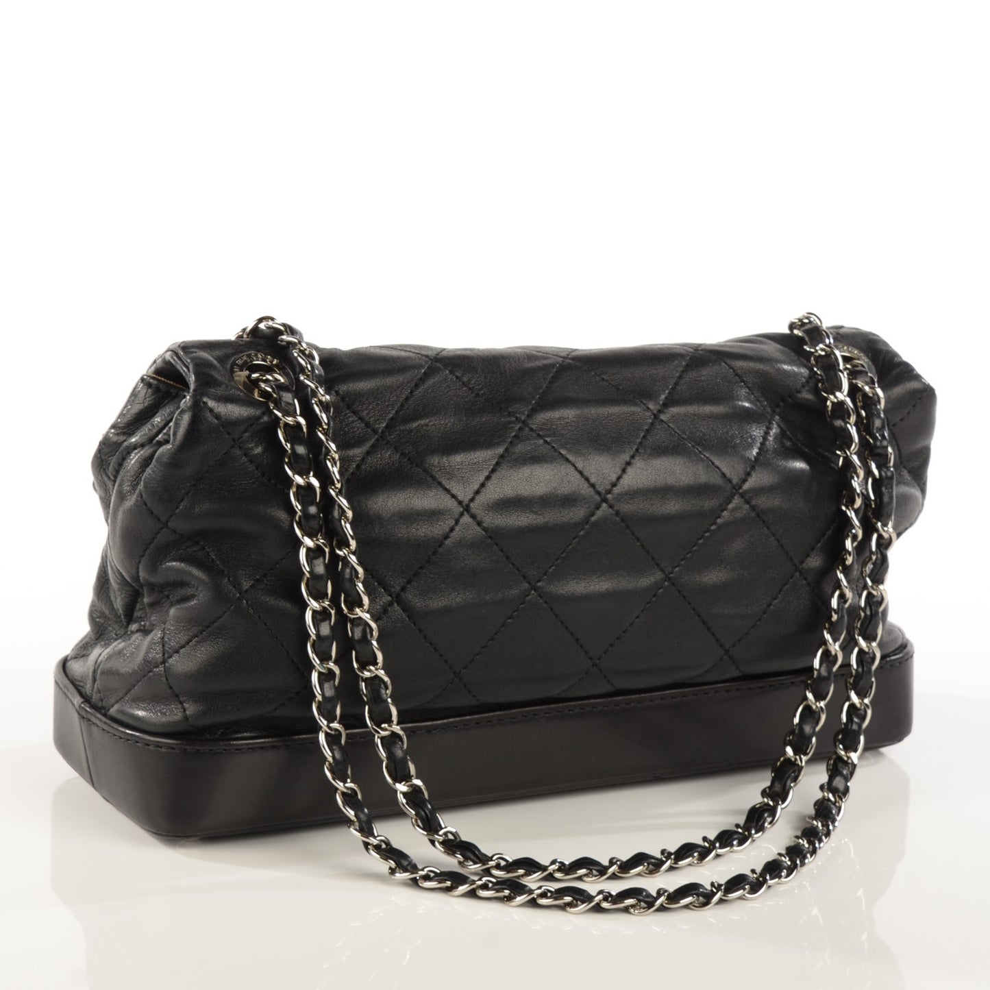 Calfskin Quilted VIP Flap Black