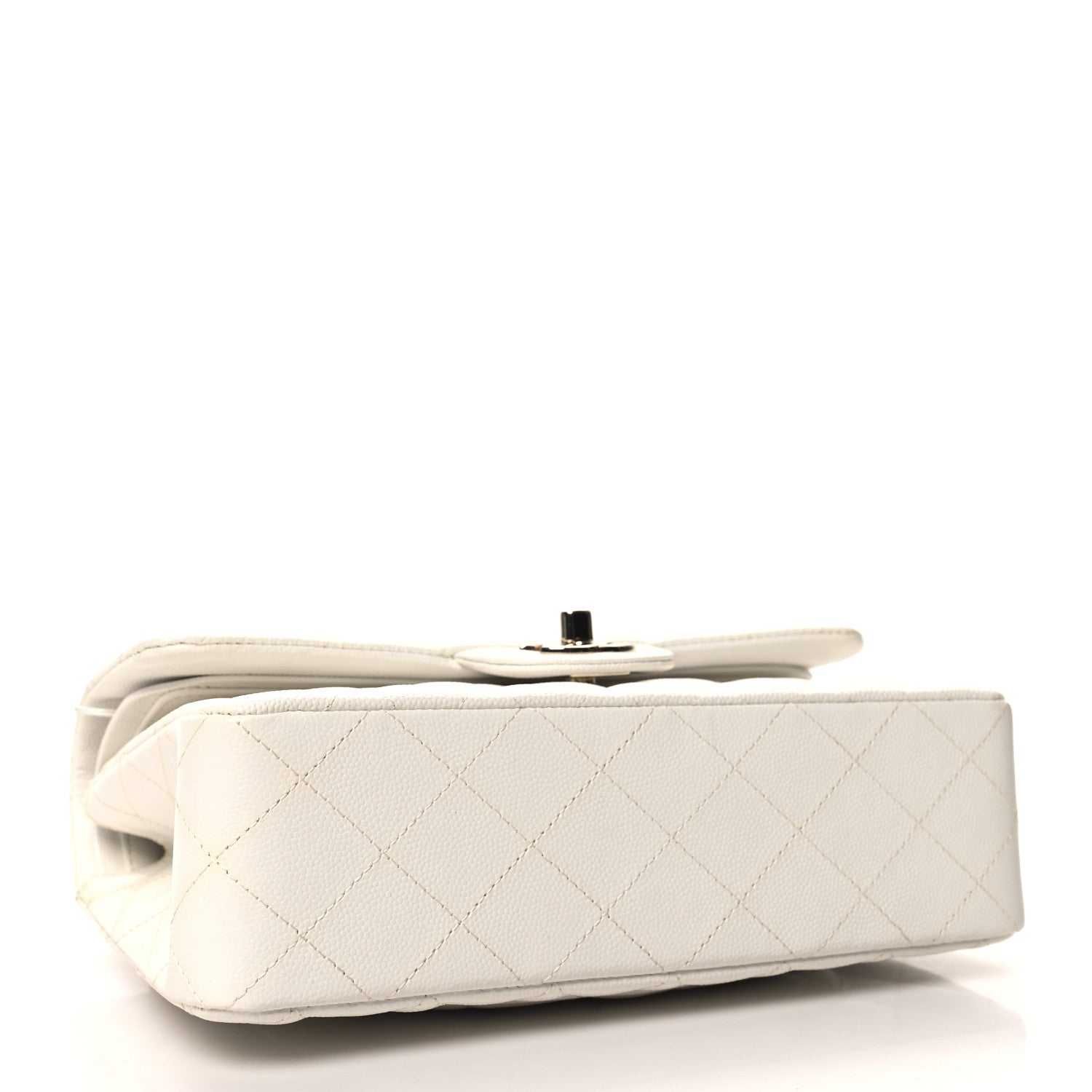 Chanel Caviar Quilted Small Double Flap White 4 of 23